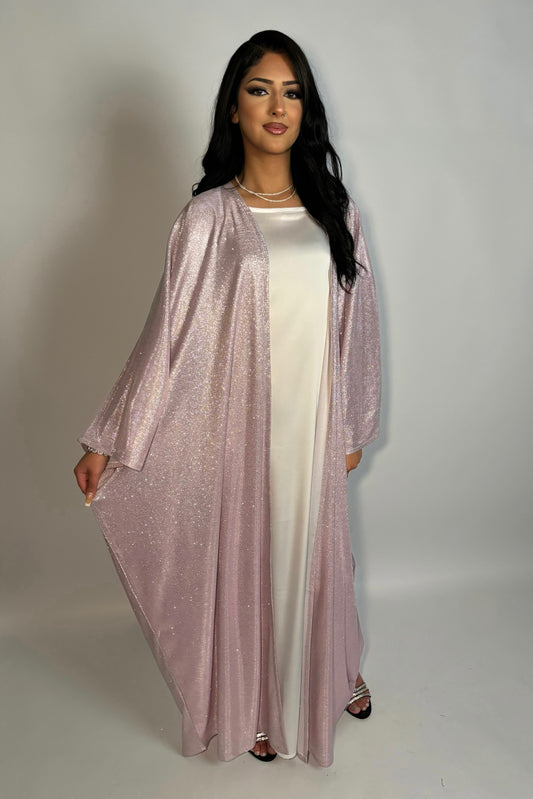 Celestial Glitter 3-piece abaya set